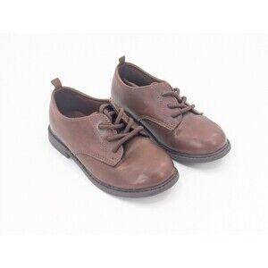 Carters Spencer Brown Lace Up Oxford Dress Shoes Toddler Boys Size 10